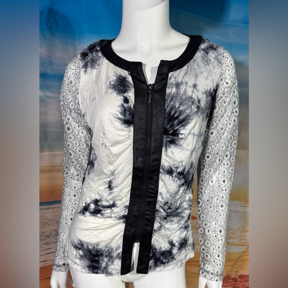Alberto Makali Tops - Alberto Makali zip front top